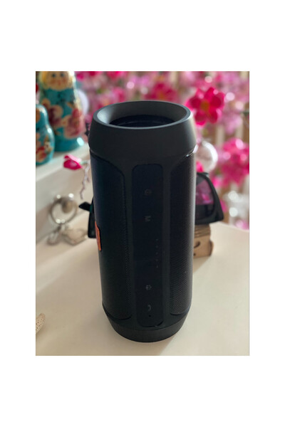 MeK Fine MG75 Portable Wireless Speaker - TWS Bluetooth, 360° Sound, IPX5, TF/USB, MicroSD, 12h, Bl