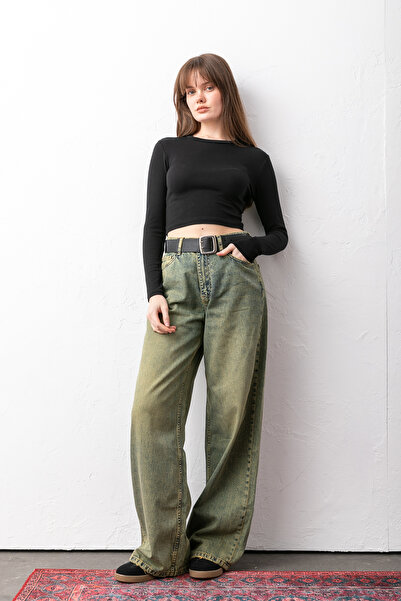 Pantastic Jeans جينز نسائي فضفاض من ريتشون بتصميم عتيق