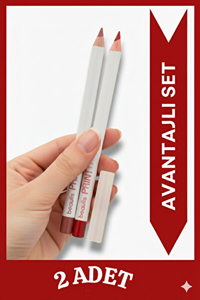 beaulis 501 Rose + 205 Coral Dudak Kalemi - En Favori 2li Set