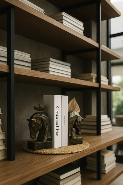 Zigzag Home Dekoratif 2’Li Siyah Kübik At Kitap Tutucu , Biblo & Obje , Düzen...