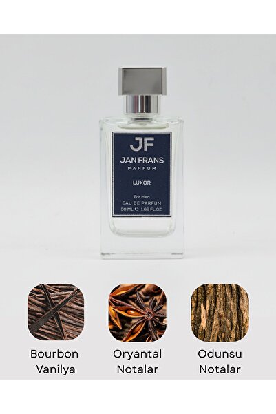 JF JAN FRANS Luxor - Vanilya Vanilyalı Oryantal Kokulu 50ml Kalıcı Edp Erkek ...