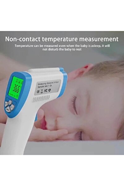 PORKY Non-Contact Digital Thermometer, LCD, Memory 32 Measurements
