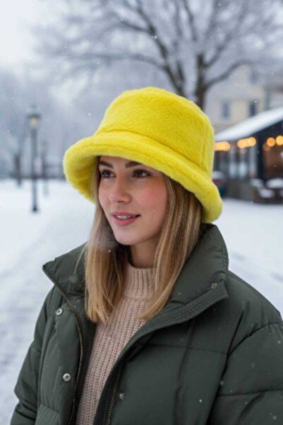 Aware Time Women's Winter Plush Bucket Hat