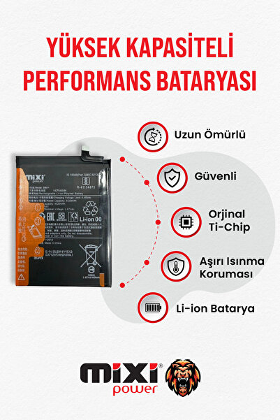 mixipower Xiaomi POCO F3 / Redmi K40 / K40 Pro Uyumlu Tam Kapasite Batarya TR...