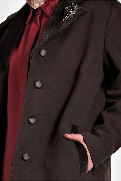 Alvina 90059 Μοντέλο Κασμίρ Παλτό