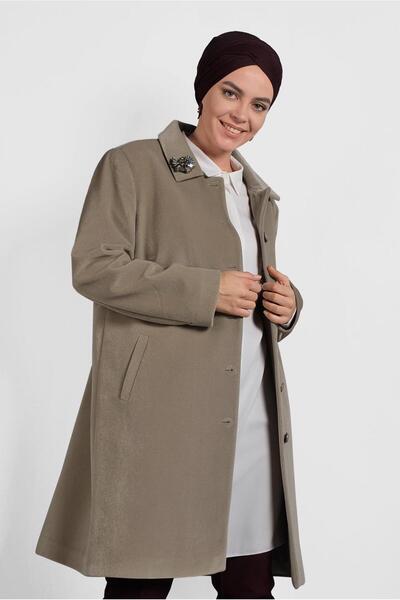 Alvina 90089 Модель оксамитовий пальто