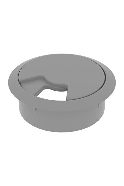 Adem Koç Masa Üstü Kablo Kanalı Deliği Kapağı 6 Cm - Gri
