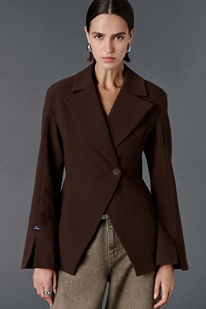 VATKALI Dvouřadé sako přiléhavého těla - Premium Collection