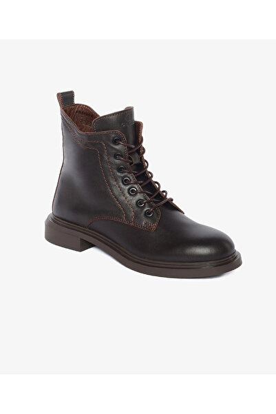 Greyder Kadın Kahverengi Hakiki Deri Topuklu Bot 4K2UB59183