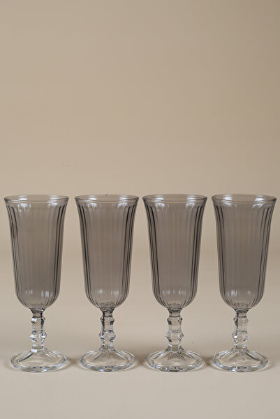 Rakle Splendid Set of 4 Coffee Glasses Smoked 120 Cc
