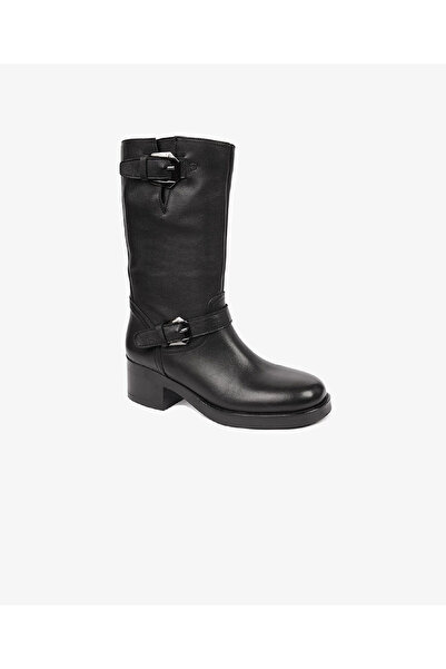Greyder Kadın Siyah Hakiki Deri Günlük Bot 4K2TB59142