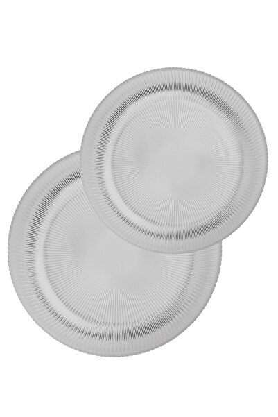 Rakle Splendid Glass 2-Piece Salad Bowl Set Smoked 25 cm - 30 cm