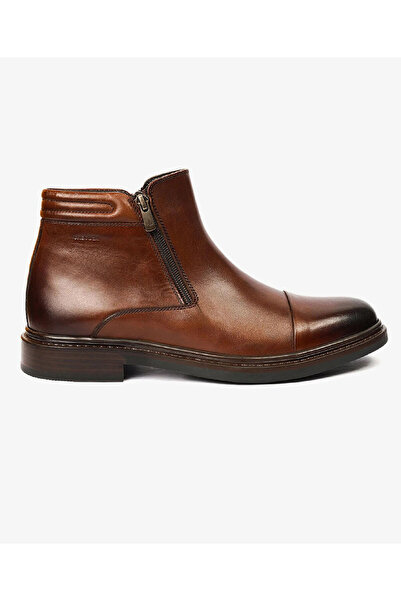 Greyder Men's Brown Genuine Leather Thermo Sole Classic Boots 4K1Kb75146