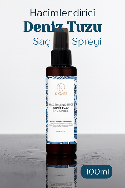 K K-CARE Cosmetics Deniz Tuzu Saç Spreyi - Doğal Dalga Sağlayan ve Hacim Vere...