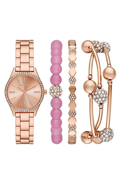 SKECHERS SR9107 Kadın Kol Saati ve Bileklik Seti