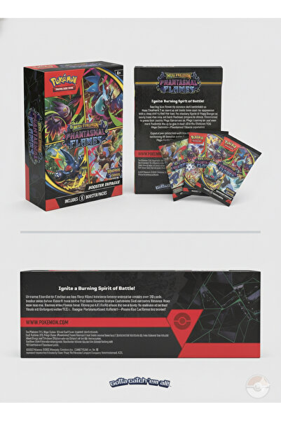 Pokemon TCG Pokémon TCG: Mega Evolution—Phantasmal Flames Booster Bundle