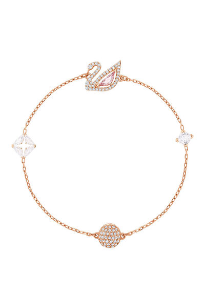 Swarovski 5472271 Bilezik Dazzling Swan:Bracelet Czmo/Ros M