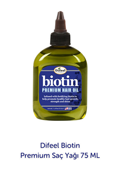 Difeel Biotin Ince Ve Yavaş Uzayan Saçlara Özel Saç Bakım Yağı 75ml