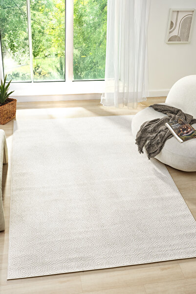 venucci home & living Nora Yumuşak Dokulu Yolluk %100 Polyester Makina Halısı...