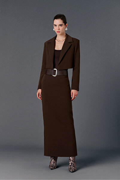 VATKALI кроп блейзър сако