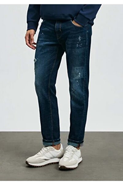 Lufian 112200229 Edgar Jean Pantaloni pentru bărbați slim fit Pantaloni pentr...