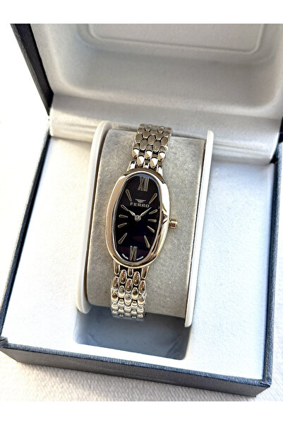 FERRO Yellow Steel Cord Women Wristwatch Fl21510Awt-B2 3Atm Waterproof 2 Years Warranty with Gift Package