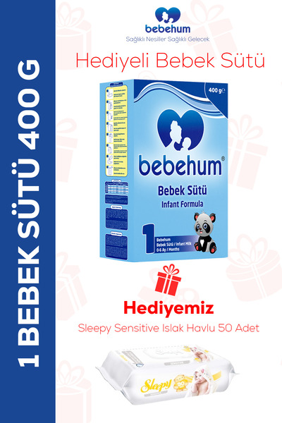 bebehum Bebek Maması Bebek Devam Sütü 400 gr 0-6 Ay