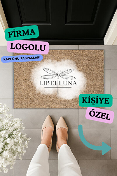 Dormot ممسحة أمامية للباب مطبوعة رقمية بشعار مخصص للشركات - ممسحة شركة بشعار