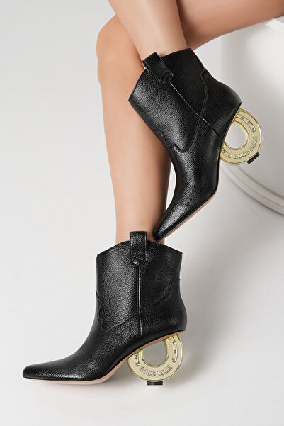 Katy Perry The Horshoee Kadın Siyah Şans Nalı Topuklu Bot