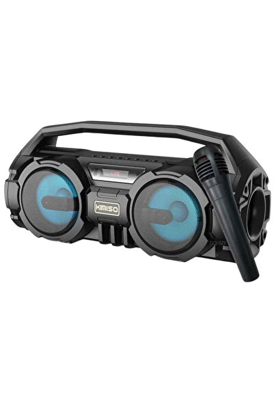 Trend Store Bluetooth Kablosuz Hoparlör Kablolu Mikrofonlu Karaoke RGB Işıklı...
