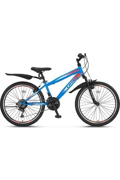 Ümit ÜMİT 2468 FASTER ERKEK DAĞ BİSİKLETİ V 24 JANT 21 VİTES MAVİ KIRMIZI