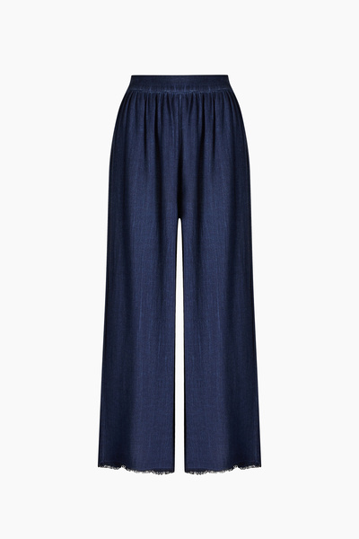 İKİKIZ Linen - Relaxed Cut Navy Pants