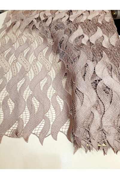 Safir Kumaş Abiyelik Güpür Dantel 3 Metre