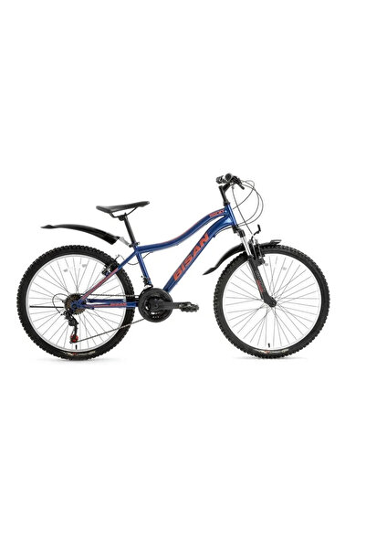 Bisan ROCKY DAĞ BİSİKLETİ 42 CM V 26 JANT 21 VİTES LACİVERT KIRMIZI