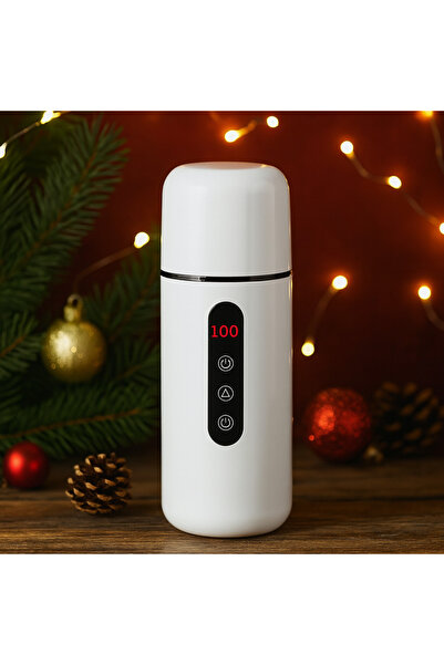 PYKA HOME SHOP Cana Termica, Amestecare si Incalzire Automata, Temperatura Reglabila, Pentru Masina, 420 ml