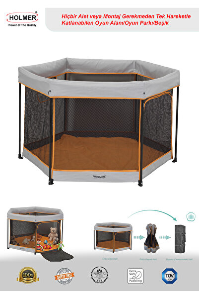 Holmer Kids Eurostyle Çocuk Ve Bebek Oyun Alanı / Park Yatak / Oyun Parkı