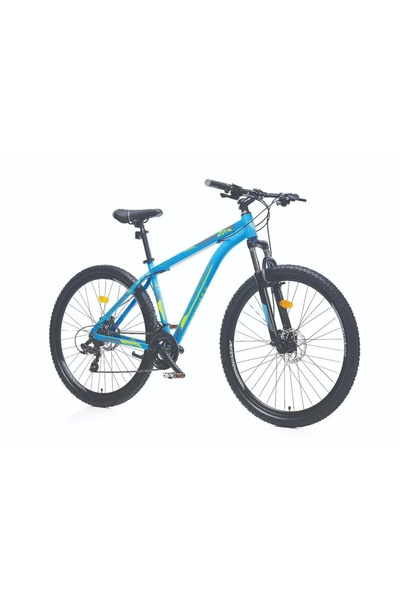 Corelli CORELLİ VIA 2.1 ERKEK DAĞ BİSİKLETİ 460H MD 27.5 JANT 21 VİTES MAVİ YEŞİL GRİ