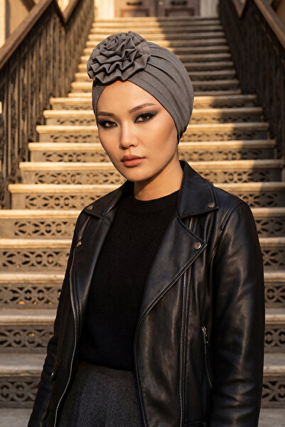 Aisha's Design Bonete Four Seasons Rose, antracit, B-21O