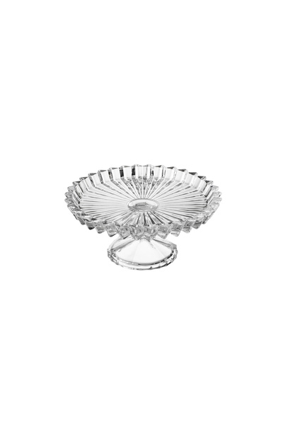 Delisoga ✨ Set of 2 luxurious glass serving dishes on a base – 18x10 cm | Elegance to grace your table ✨