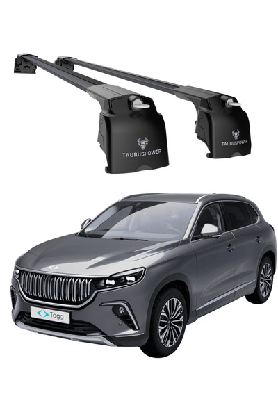 TAURUSPOWER TOGG T10X 2023–2025 Uyumlu TRS-2 Kilitli Sistem Ara Atkı Tavan Barı Siyah (2 Adet)