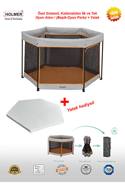 Holmer (Yatak Hediyeli) Kids Eurostyle Bebek ve Çocuk Oyun Alanı / Park Yatak...