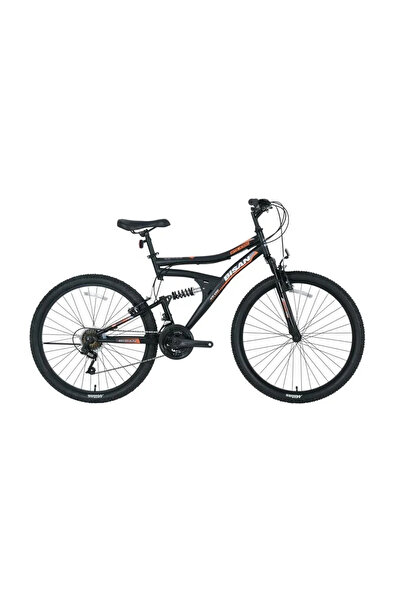 Bisan MTS 4300 AMS.ERKEK DAĞ BİSİKLETİ 40CM V 24 JANT 21 VİTES MAT SİYAH TURUNCU