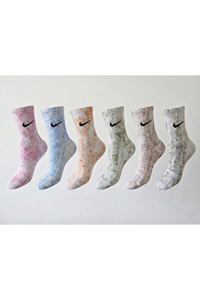 Nike Set of 6 long cotton blend training socks, multi-coloured