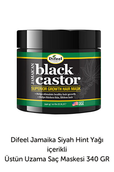 Difeel Jamaican Black Castor Hair Mask Special for Slow Growing Hair 340gr