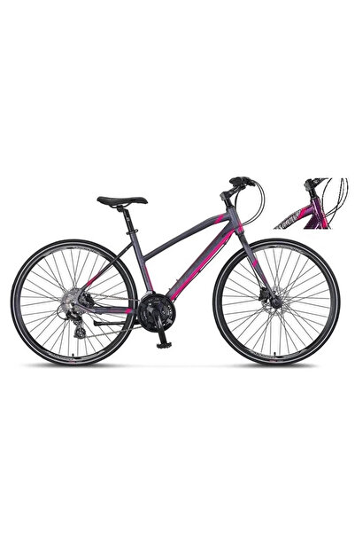 Mosso Legarda-2321-ldm-h Kadın Şehir Bisikleti 460h 28 Jant 21 Vites Mürdüm Pembe