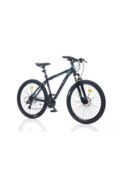 Corelli FELİX 1.0 ERKEK DAĞ BİSİKLETİ 381H HD 26 JANT 21 VİTES SİYAH MAVİ TURKUAZ