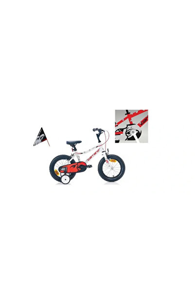 Carraro RED EAGLE ERKEK ÇOCUK BİSİKLETİ 230H V 14 JANT KIRMIZI SİYAH