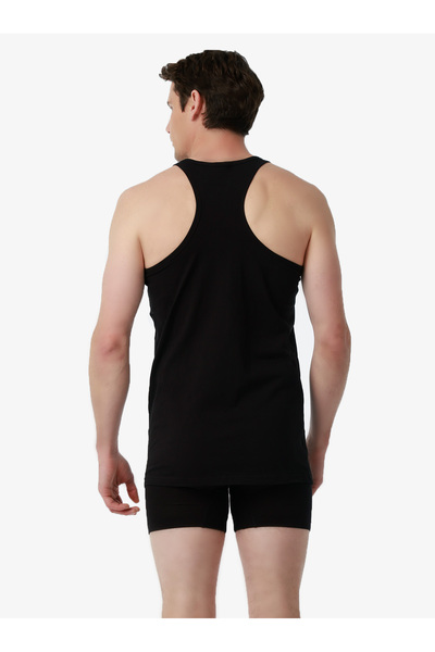 Blackspade Men's Sports Undershirt 2 Pack Tender Cotton 9676 - Black