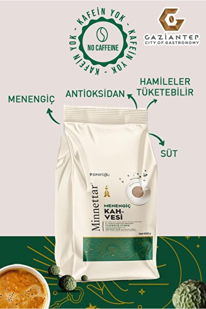 Şekeroğlu Minnettar Menengiç Kahvesi Toz 2 X 1000 gr ( 2 Adet )