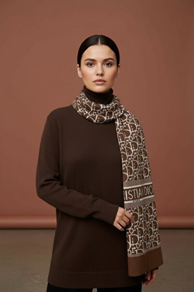 Onur Etol - New Collection Wide Shoulder Neckerchief Winter Thick Product Double-Sided Woven Fabric Legend Store